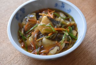 タラの野菜あんかけのレシピ/作り方：白ごはん.Com